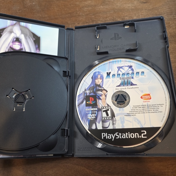 RARE Sony Playstation 2 PS2 Xenosaga Episode III Game CiB - Picture 4 of 6